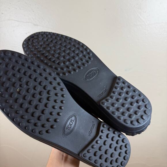 Tods Black Driving Slip on Loafers sz 10.5 main image 8